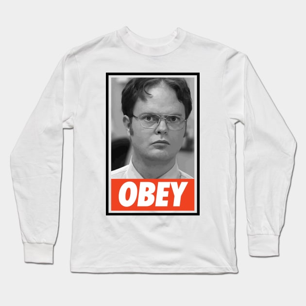 OBEY The assistant (to the) regional manager Long Sleeve T-Shirt by GusDynamite